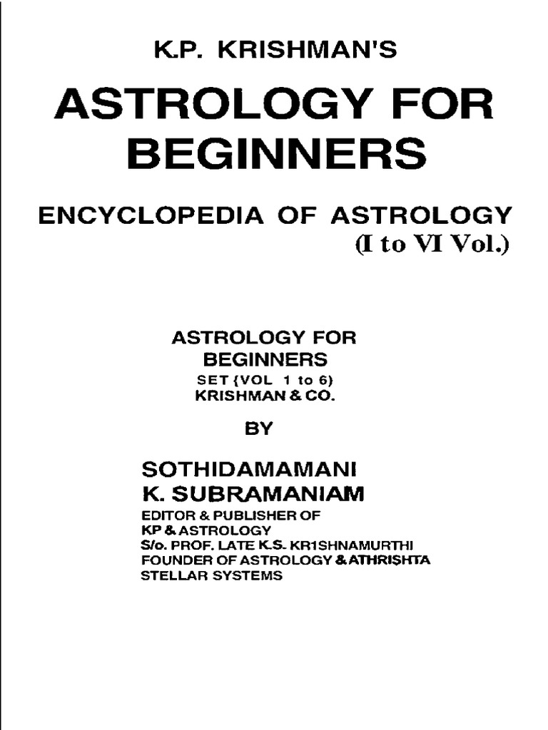 K P Krishman S Astrology For Beginners Encyclopedia Of Astrology Vol 5 Pdf Latitude Longitude