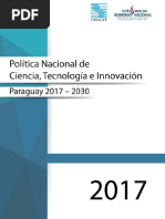 Politica de CTI 2017 2030-Paraguay
