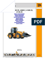 JCB 407B ZX 408B ZX 409B Z 410B ZX 411B ZX Wheeled Loader Service Repair Workshop Manual