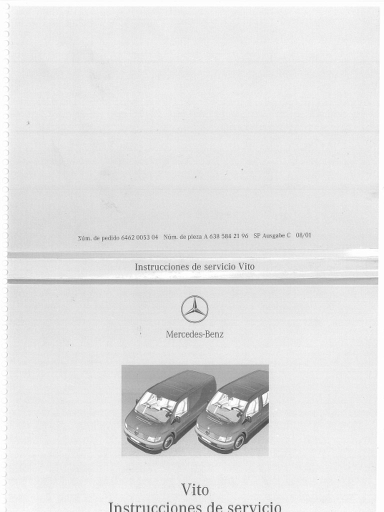Mercedes Vito W638 Instrukcja Obsługi Pdf