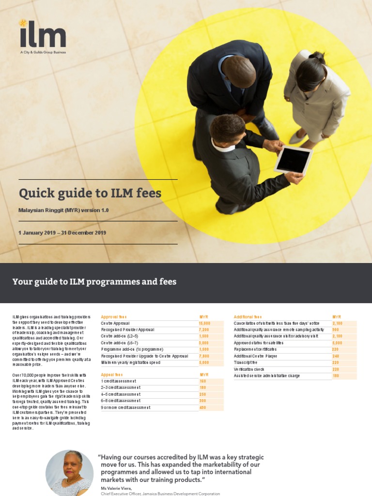 Ilm Guide To Fees MYR PDF | PDF | Leadership | Diploma