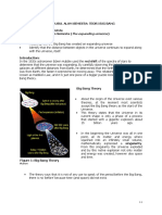 Asal Usul Alam Semesta: Teori Big Bang 1. Permulaan Alam Semesta 2. Pengembangan Alam Semesta Learning Outcomes