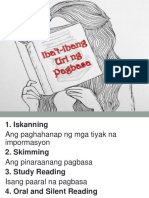 Uri Ng Pagabasa