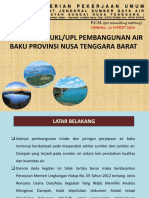 Penyusunan UKL/UPL Air Baku Nusa Tenggara Barat