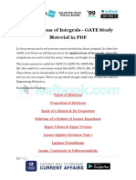 Applications of Integrals GATE Study Material in PDF 2