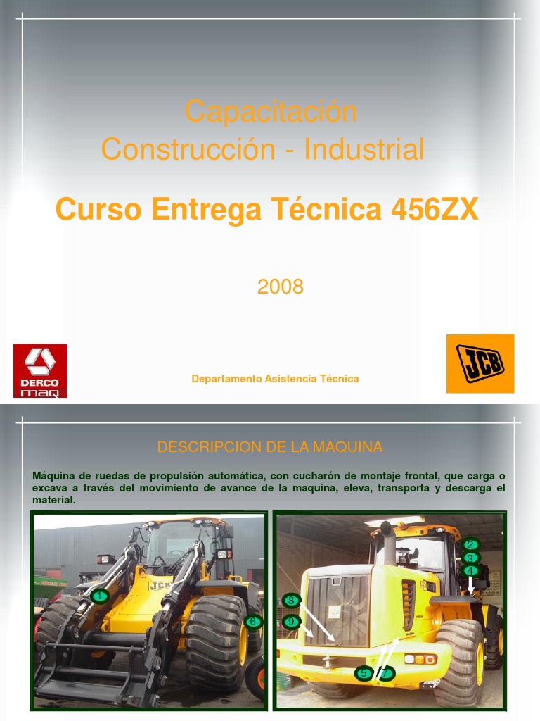 Carg JCB 456 ZX PDF | PDF | Bomba | Caldera