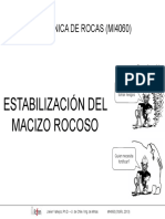 12 Estabilizaci N Del Macizo Rocoso 2013 1 PDF