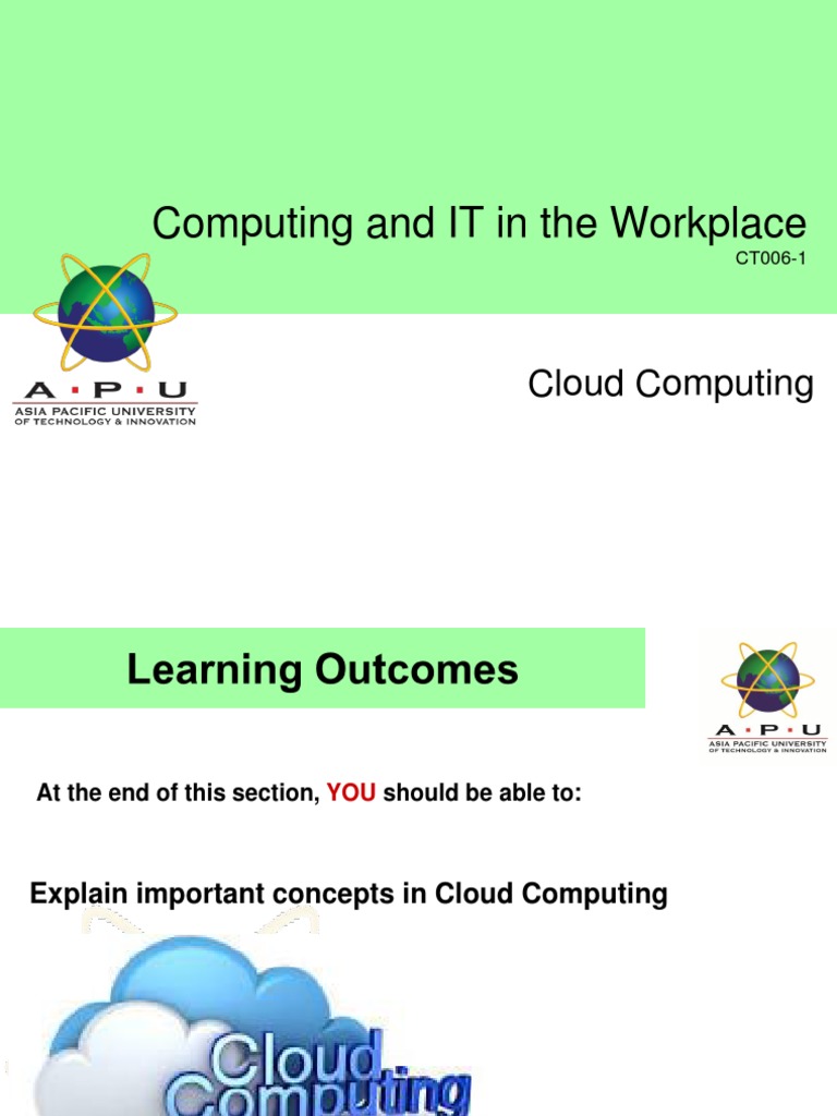 9 C It W Cloud Computing | PDF | Software As A Service | Cloud Computing