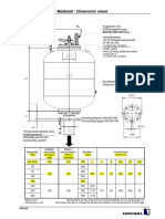 Agrichema Massblatt SB-2 DN100