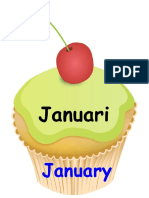 Cupcakes - Name of The Month in A Year