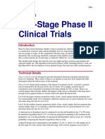 Two-Stage Phase II Clinical Trials