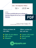 Frecuencia y Tipo de Fracturas en Traumatismos Maxilofaciales. Evaluación Con Tomografía Multislice Con Reconstrucciones Multiplanares y Tridimensionales