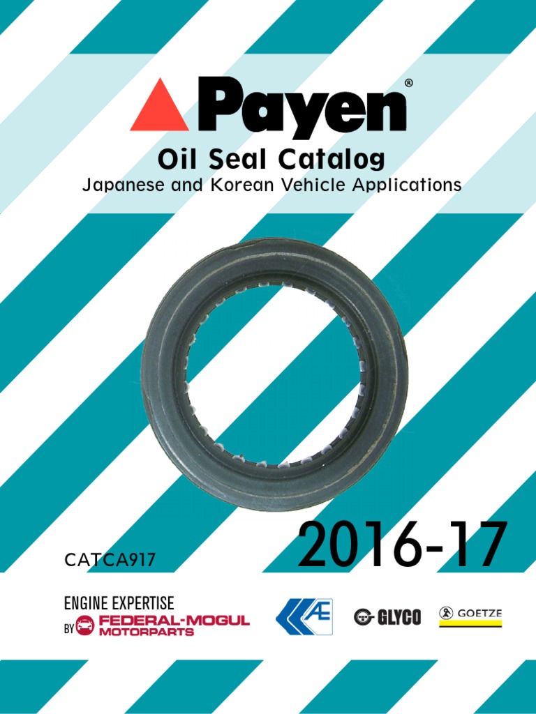 Oil Seal Catalog 2016 17 1 PDF Motor Vehicle Car