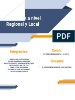 Proyectos Regionales y Locales