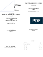 Ambrosio Ep. 48, 3a Ad Sabinum, Nº 4 Latine PDF