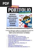 Materiais Do Projeto Inclusão Autismo e Educação