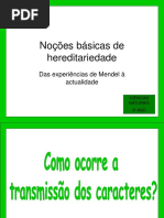 Hereditariedade Mendel 9cap1112
