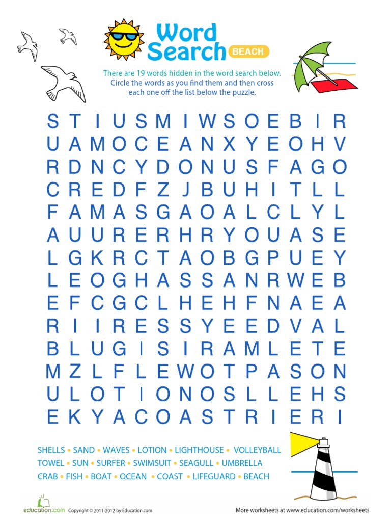 Word Search: There Are 19 Words Hidden in The Word Search Below | PDF ...