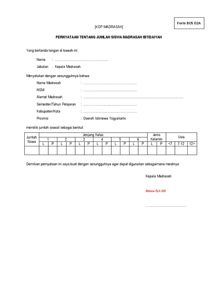 02 Surat Pernyataan Jumlah Siswa Mi Mts Ma 