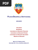 Plan de Desarrollo Institucional