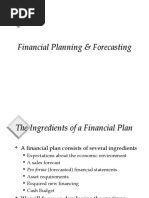 Financial Planning & Forecasting