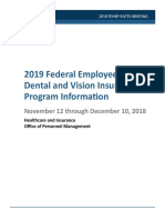 2019 Federal Employees Dental and Vision Insurance Program Information