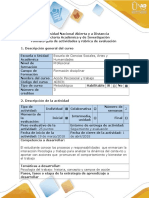 Guía de actividad y rúbrica de evaluación para el curso Acción Psicosocial y Trabajo