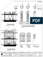 Section Thru "BB" Schedule of Doors & Windows: 2 Storey, 4 Unit Apartment A-4