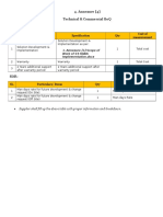 Annexure (2) Functional & Technical Requirements of S4 HANA Implementation