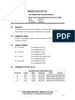 Memoria Descriptiva - Busqueda Catastral