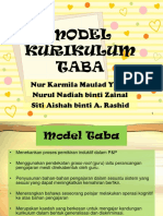 Model Kurikulum Taba