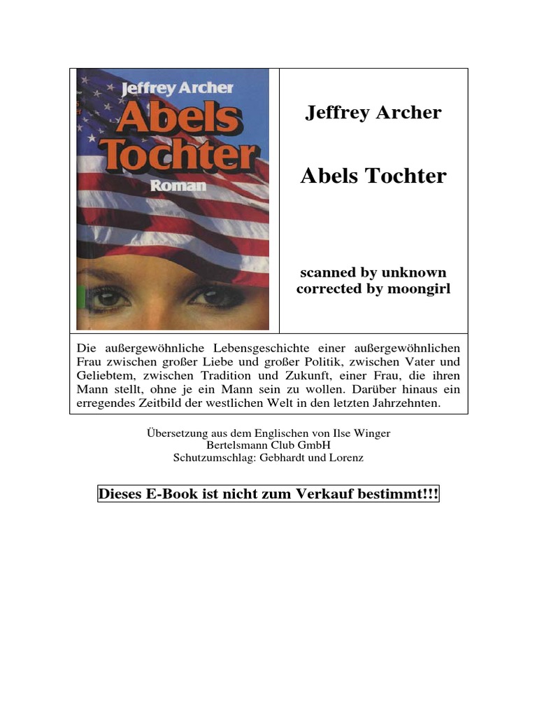 Archer Jeffrey Abels Tochter Pdf