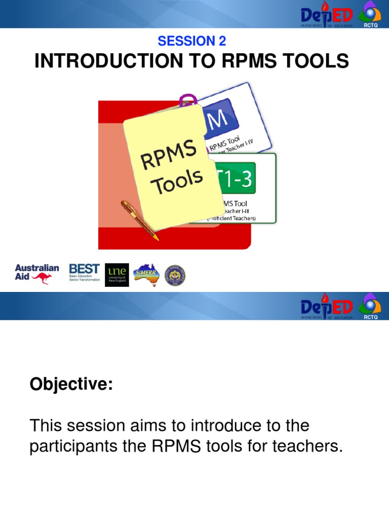 Introduction To Rpms Tools: Session 2 | PDF | Behavior Modification ...