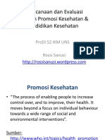 Promkes Sem2 - Perencanaan Evaluasi