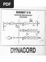 DYNACORD Eminent VI S - RMS Mixer BLOCK DIAGRAM