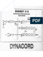 DYNACORD Eminent VI S - RMS Mixer BLOCK DIAGRAM