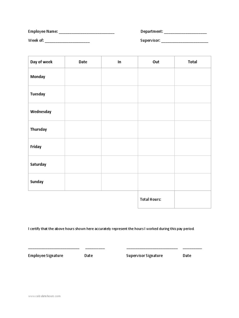 Employee Hours Calculation Sheet | PDF | Business | Finance & Money ...