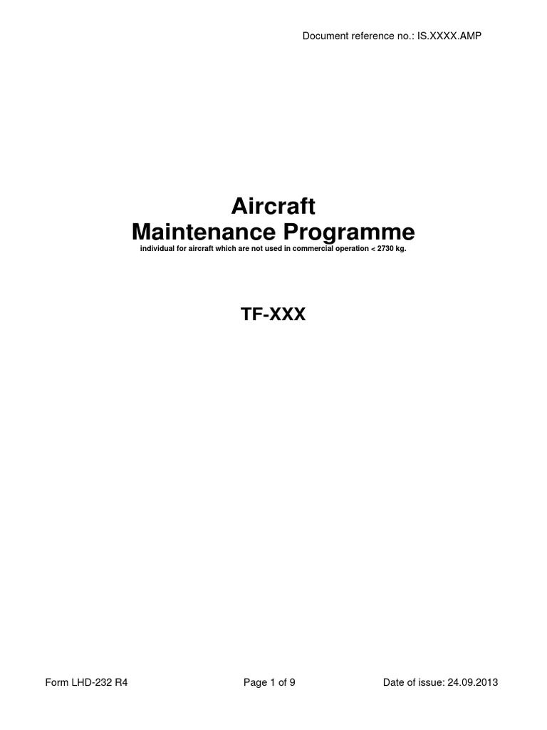 4-Utg - LHD232 AMP Template NonCAT Less Than 2730 Kg00 | PDF | Business