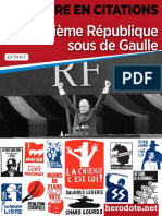 citations_DeGaulle et 5e république