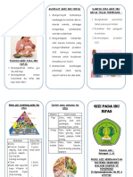 Gizi Ibu Nifas Penting untuk Kesehatan