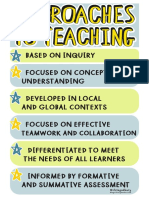 Infographic Approachestoteaching