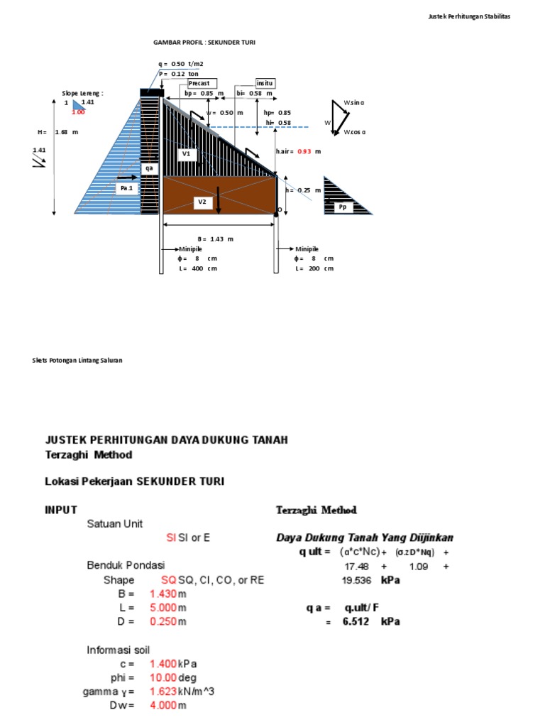 Stabilitas Lereng PDF Nature
