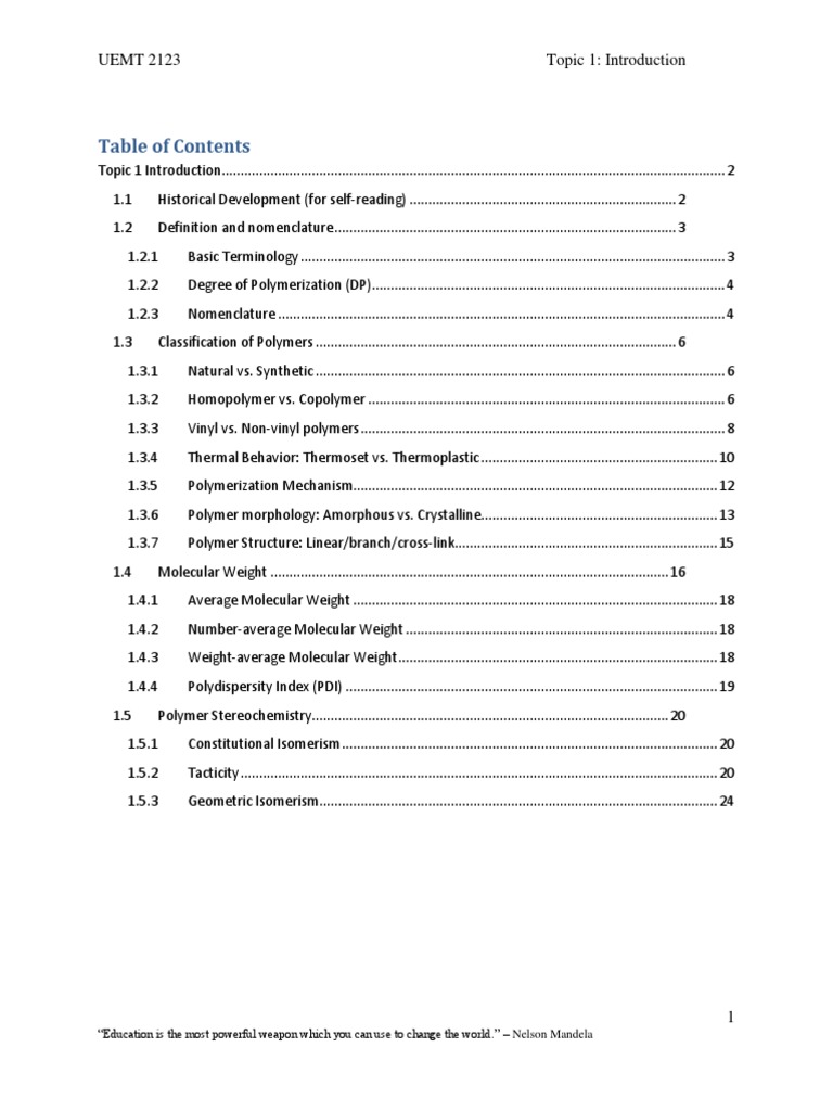 Introduction to Polymer Science | PDF | Polymers | Copolymer