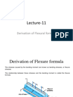 Lecture-11: Derivation of Flexural Formula