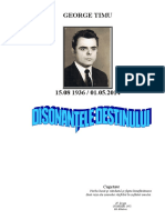 Disonanțele Destinului - GEORGE TIMU