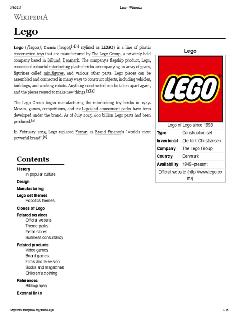 lego official website