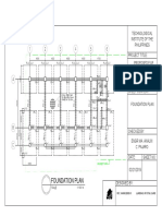 Foundation Plan: Technological Institute of The Philippines Project Title: Proposed Five Storey Commercial Building