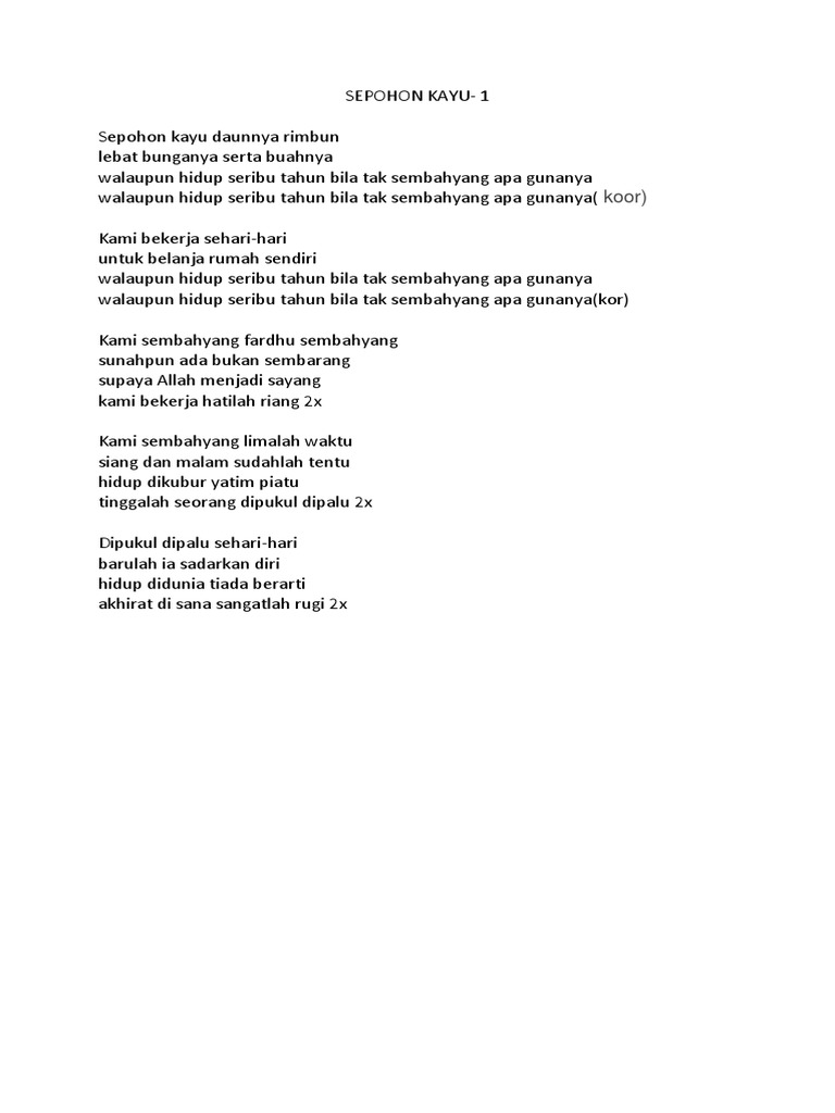 Lagu Perpisahan Mi Docx