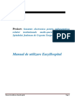 Manual de Utilizare EasyHospital PDF