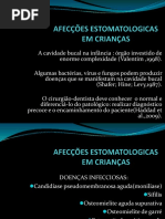 Afecções Estomatologicas Em Crianças